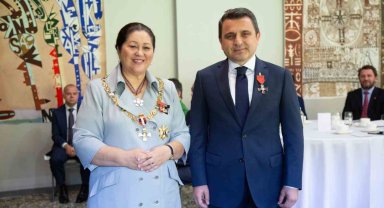 Tarihi Alan Başkanı Kaşdemir'e Yeni Zelanda Liyakat Nişanı verildi