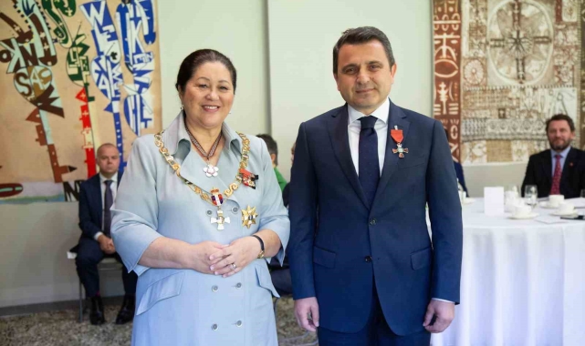 Tarihi Alan Başkanı Kaşdemir'e Yeni Zelanda Liyakat Nişanı verildi