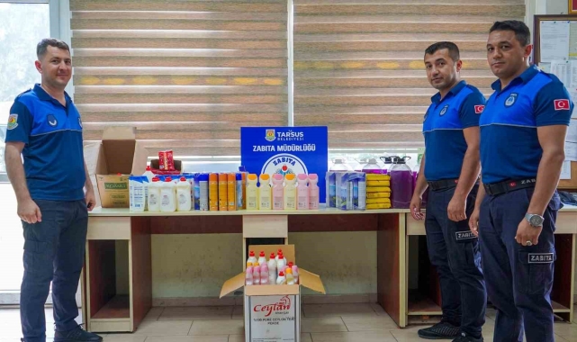 Tarsus'ta tarihi geçmiş 228 ürün ele geçirildi