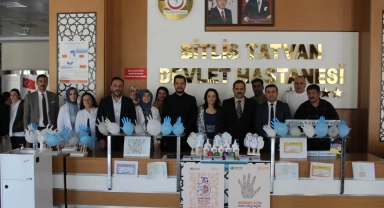 Tatvan Devlet Hastanesinde el hijyeninin önemi anlatıldı