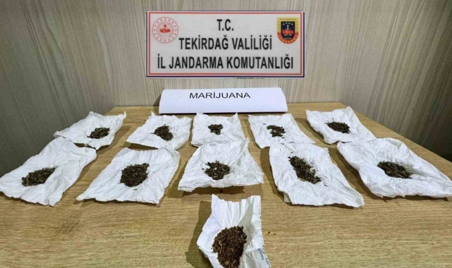 Tekirdağ'da 5 kişi uyuşturucudan yakalandı
