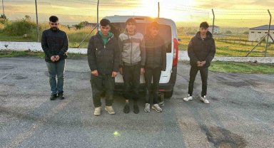 Tekirdağ'da ormana kaçan 2 organizatör ve 3 kaçak göçmen yakalandı