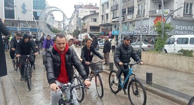 Terme'de bisiklet turu düzenlendi