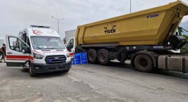 Tırın çarptığı adam öldü