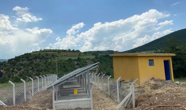 Tokat'ın Erbaa ilçesinde güneş enerjisiyle çevre dostu içme suyu sistemi kuruldu