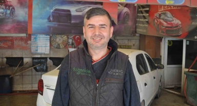 Toz bulutları oto yıkamacılarda yoğunluk oluşturdu