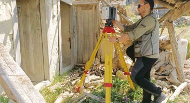 Türk evinin 3D lazer tarama çalışması yapıldı