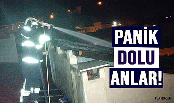SİNOP'TA KORKUTAN BACA YANGINI!