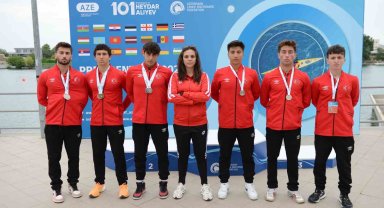 Türkiye Yıldız Milli Kano ve Kürek Takımları, Azerbaycan'daki Cumhurbaşkanlığı Kupası'nı 7 madalyayla tamamladı