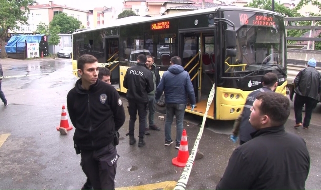 Ümraniye'de otobüs şoförüne silahlı saldırı: 6 el ateş etti