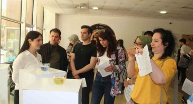 Üniversite öğrencilerinden çağdaş sanat sergisi