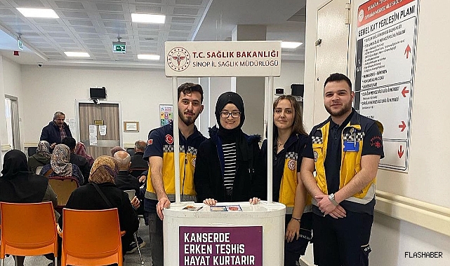 ÜNİVERSİTE ÖĞRENCİLERİNDEN KANSERE KARŞI BİLGİLENDİRME!
