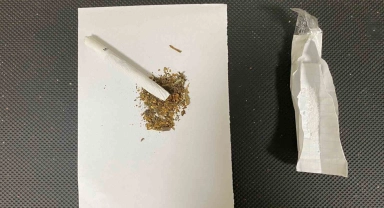 Uyuşturucu ile yakalanan şahsa işlem yapıldı