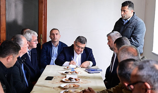 VALİ ÖZARSLAN, AHMETYERİ KÖYÜNÜ ZİYARET ETTİ!