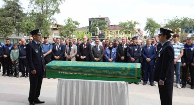 Vefat eden zabıta memuru Mustafa Şengün için tören düzenlendi