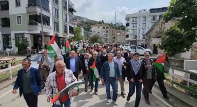 Yalova Esenköy'de 'Soykırıma Hayır' yürüyüşü