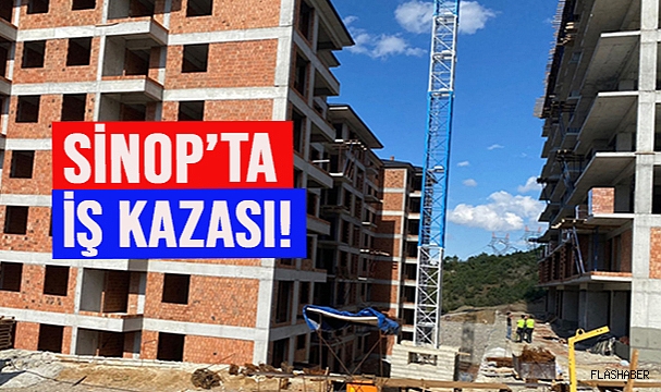 YÜKSEKTEN DÜŞEN İŞÇİ HASTANEYE KALDIRILDI!