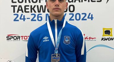 Yunusemreli Alperen, Avrupa Oyunları'ndan gümüş madalya ile döndü