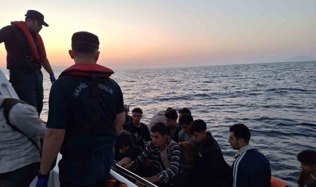 15'i çocuk 29 düzensiz göçmen yakalandı
