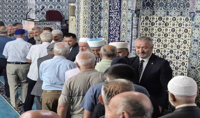 19 Mayıs ilçesinde Kurban Bayramı dolayısıyla bayramlaşma yapıldı