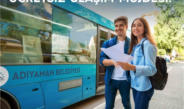 Adıyaman Belediyesi'nden YKS öğrencilerine ücretsiz ulaşım desteği