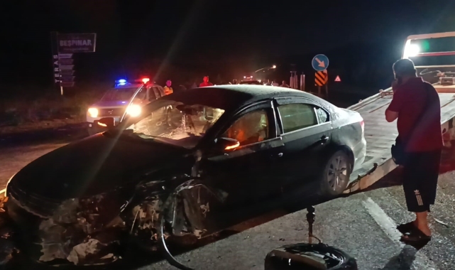 Adıyaman'da iki otomobil çarpıştı: 8 yaralı