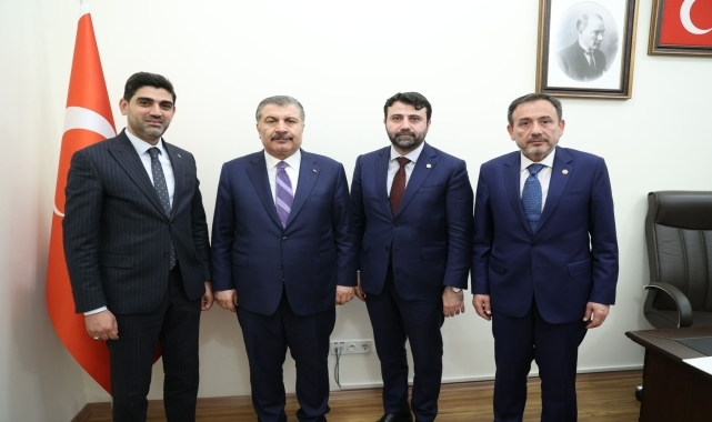 AK Parti Karabük heyetinden Sağlık Bakanı Koca'ya ziyaret