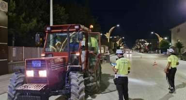Alaca polisinden huzur ve asayiş uygulaması