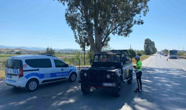 Alanya ve Manavgat'ta safari araçları denetlendi