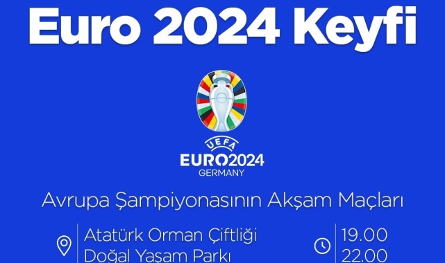 Ankara'da dev ekranlarda Euro 2024 keyfi