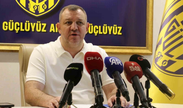 Ankaragücü Başkanı İsmail Mert Fırat'tan olağan seçimli genel kurul toplantısı öncesi açıklamalar: