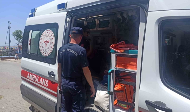 Aydın açıklarında bir şahsın tıbbi tahliyesi gerçekleştirildi