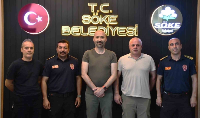 Aydın BŞB İtfaiye Daire Başkanlığı, Başkan Arıkan ile bir araya geldi