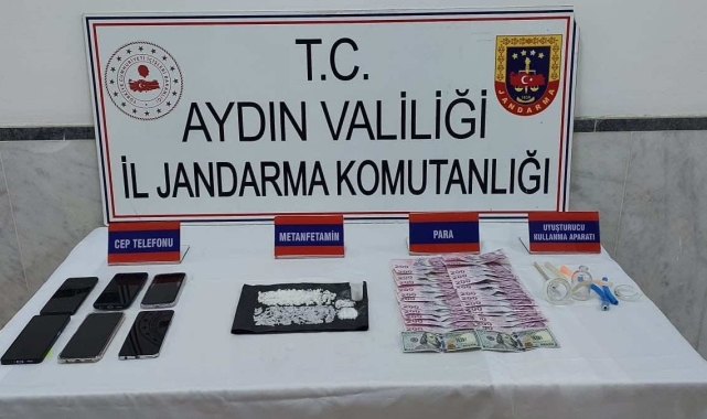 Aydın'a uyuşturucu sokmak isteyen şüpheliler jandarmaya takıldı