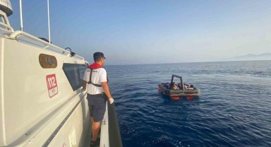 Aydın'da 11 düzensiz göçmen kurtarıldı