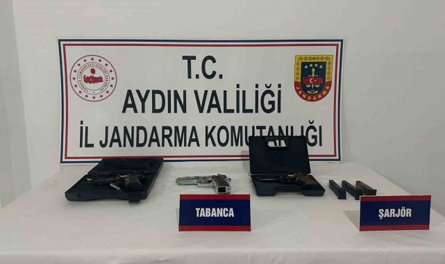 Aydın'da 7 adet ruhsatsız tabanca ele geçirildi