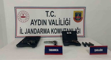Aydın'da 7 adet ruhsatsız tabanca ele geçirildi