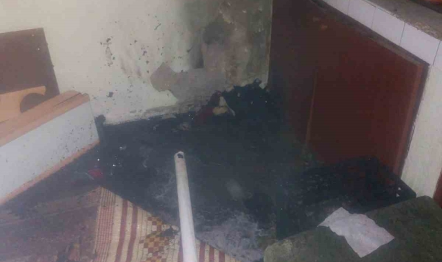 Aydın'da ev yangını panikletti