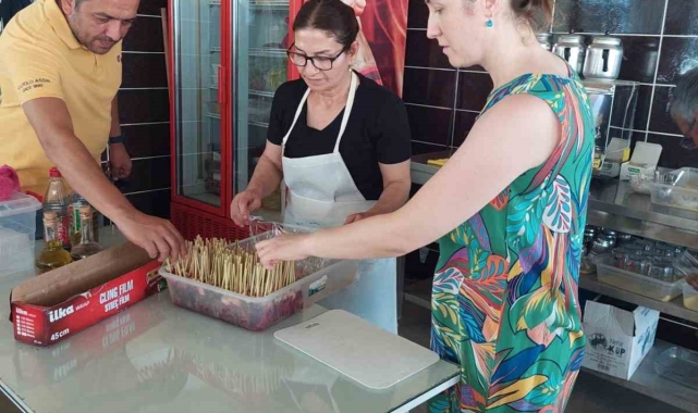 Aydın'ın meşhur lezzeti çöp şişte sıkıntı yok