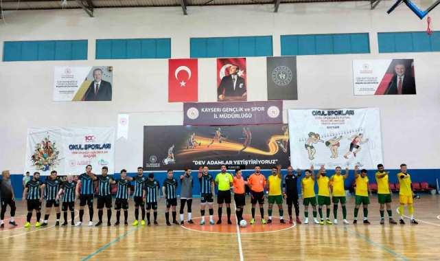 B2-B3 Futsal 1. Lig 2. Etap maçları Kayseri'de oynanıyor