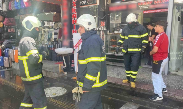 Baca yangını korkuttu