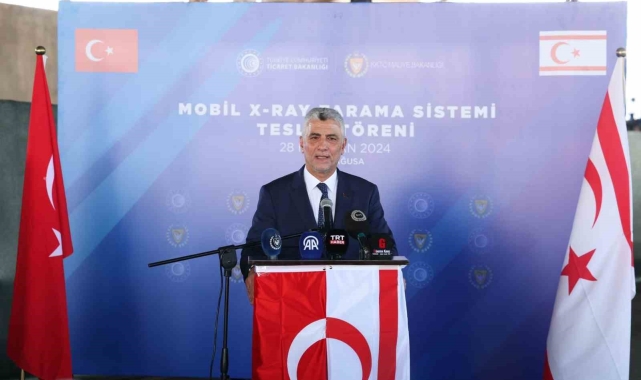 Bakan Bolat, KKTC'de Mobil X-RAY Tarama Sistemi teslim törenine katıldı