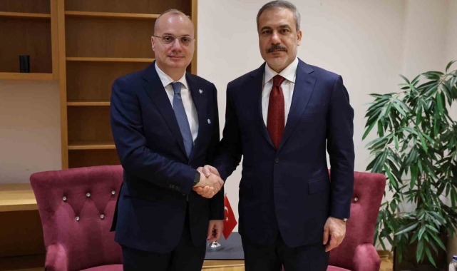 Bakan Fidan, Arnavutluk Dışişleri Bakanı Hasani ile görüştü
