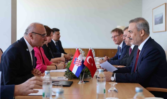 Bakan Fidan, Hırvatistan Dışişleri Bakanı Radman ile görüştü
