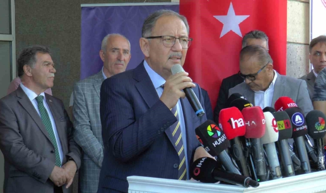 Bakan Özhaseki: "Gelişiyoruz, büyüyoruz ve bu durum düşmana korku salıyor"