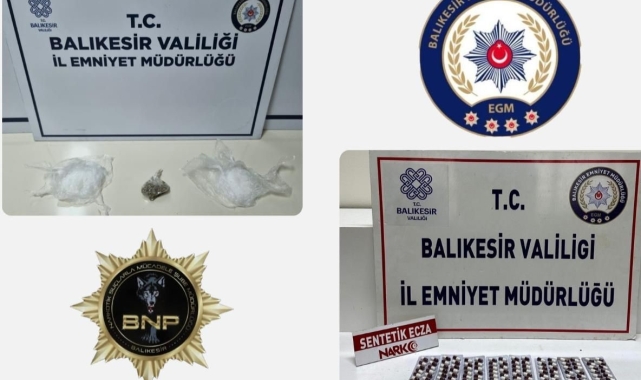 Balıkesir'de uyuşturucu operasyonu