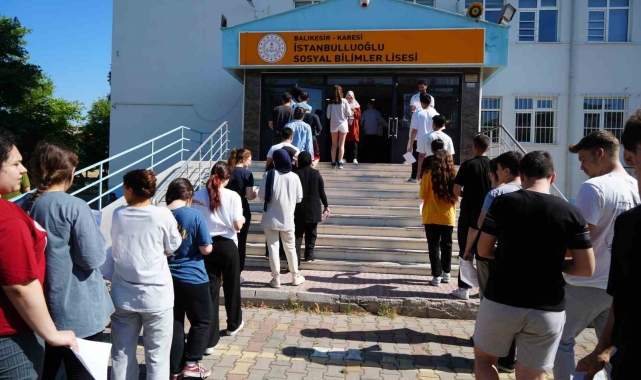 Balıkesir'de YKS heyecanı