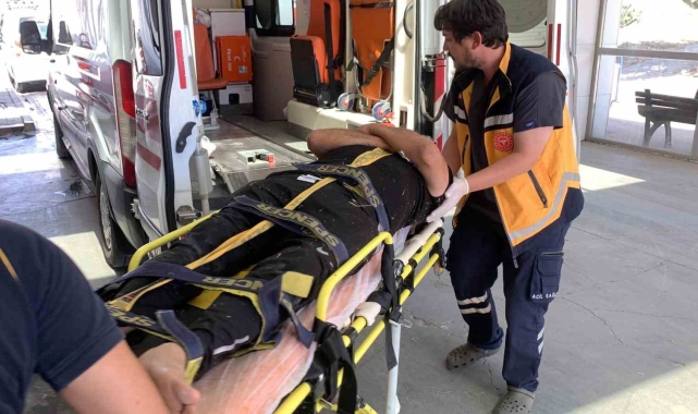 Balkondan düşen adamın beli kırıldı