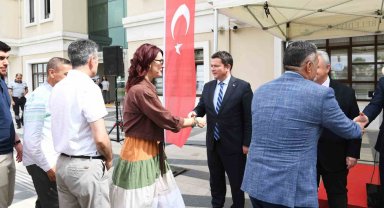 Başkan Aydın personel ile bayramlaştı