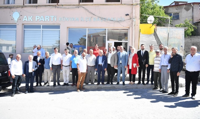 Başkan Büyükkılıç'tan Cumhur İttifakı 3 ilçeye ziyaret